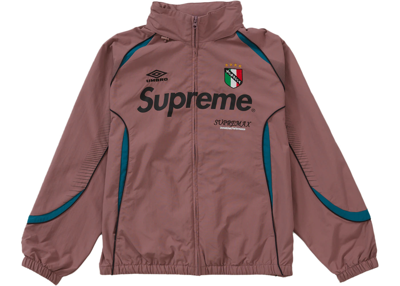 Supreme Umbro Track Jacket Dusty Plum - vue secondaire A