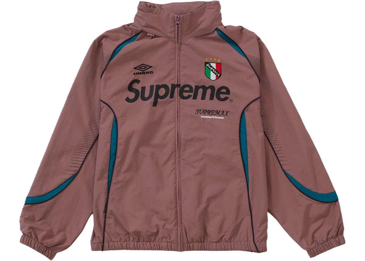 Supreme Umbro Track Jacket Dusty Plum - vue 360