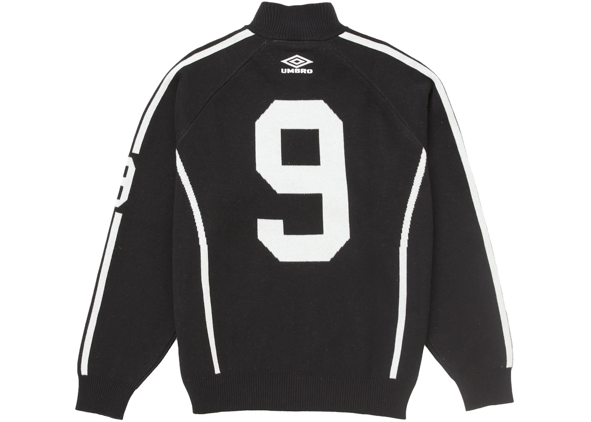 Supreme Umbro Zip Up Sweater Black - vue secondaire B