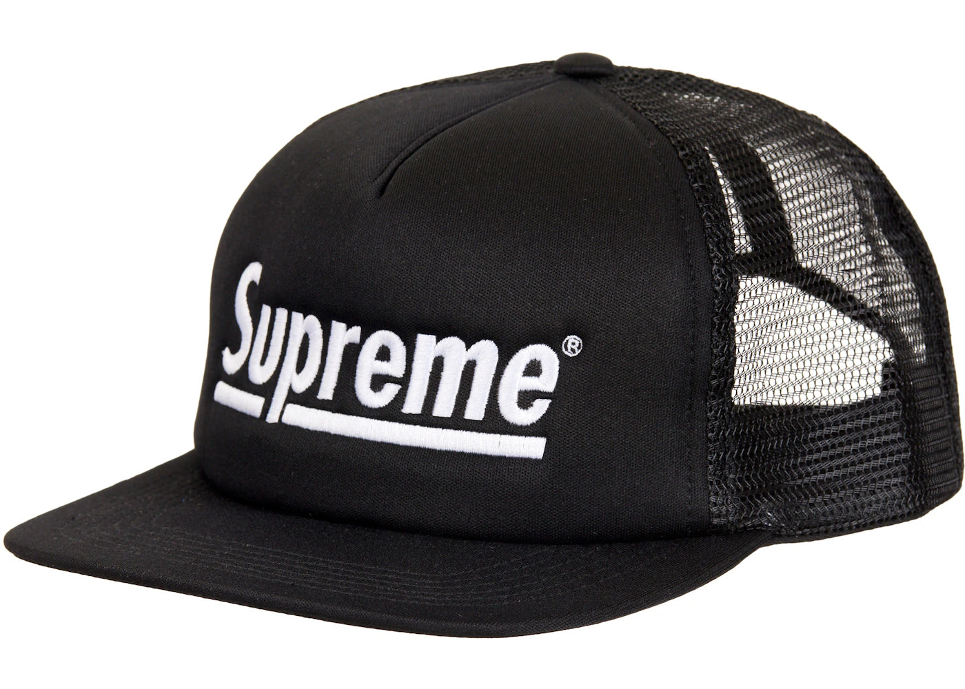 Supreme Underline Mesh Back 5-Panel Black - vue secondaire A