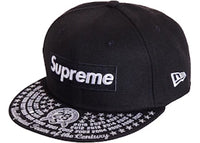 Supreme Undisputed Box Logo New Era Fitted Hat Black