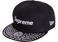 Supreme Undisputed Box Logo New Era Fitted Hat Black
