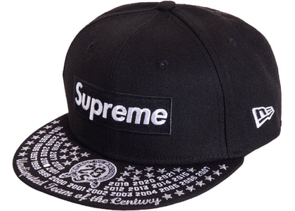 Supreme Undisputed Box Logo New Era Fitted Hat Black - product view 2