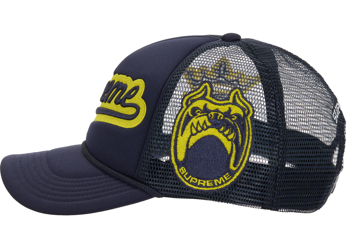 Supreme University Mesh Back 5-Panel Navy - vue secondaire B