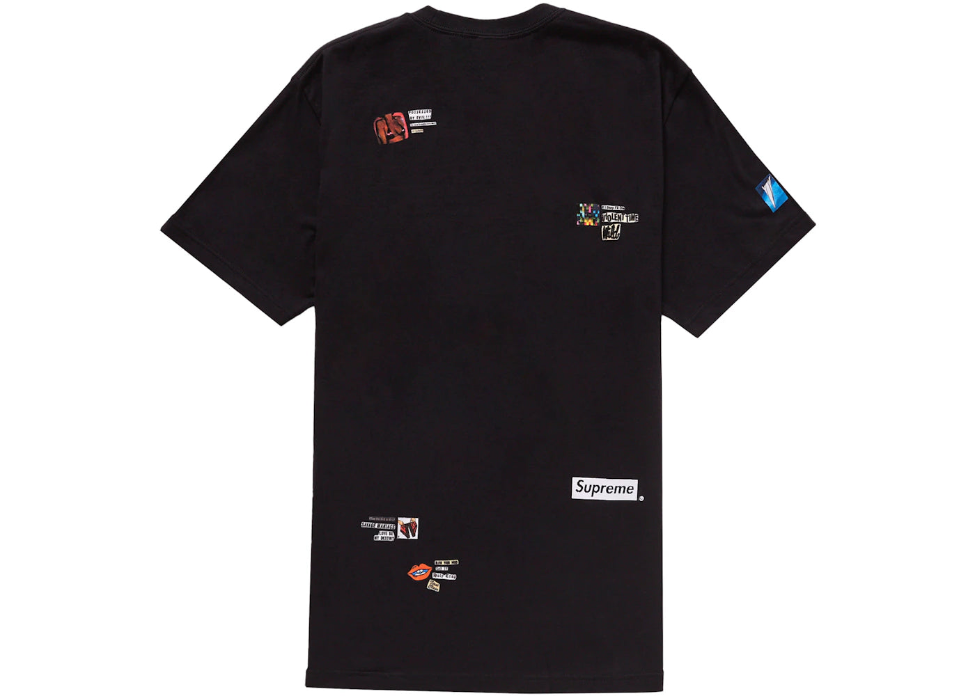 Supreme Upset Tee Black - vue secondaire B