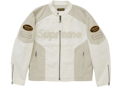 Supreme Vanson Leathers Cordura Cotton Jacket White sneakers - authentic Supreme shoes