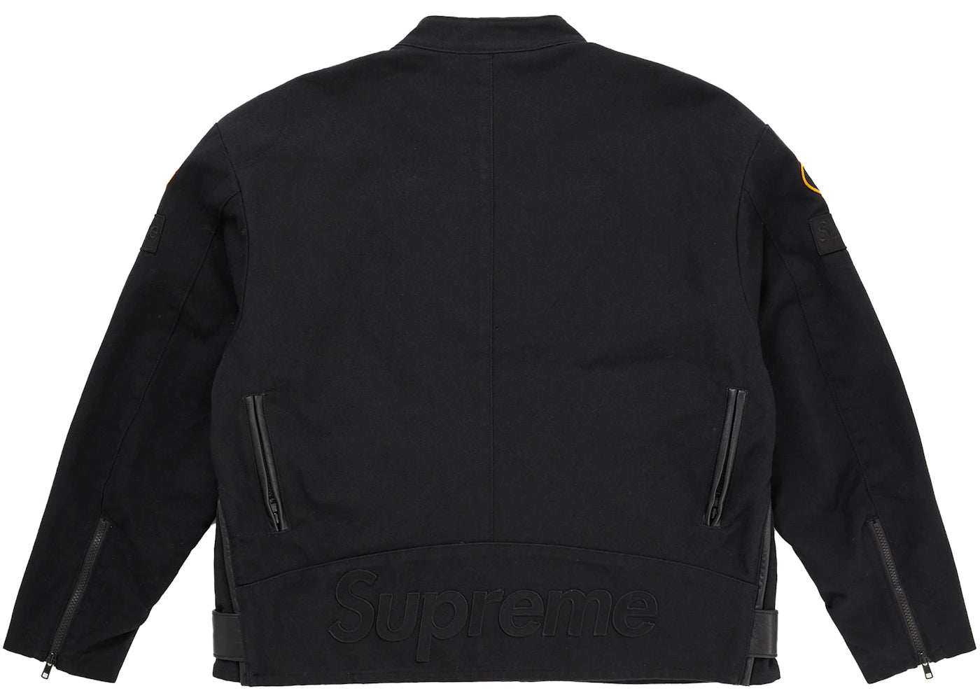 Supreme Vanson Leathers Cordura Jacket (SS26) Black - vue secondaire B