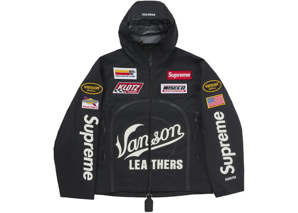 Supreme Vanson Leathers GORE-TEX Shell Jacket Black sneakers - authentic Supreme shoes