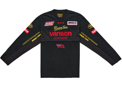 Supreme Vanson Leathers L/S Top Black - product view 2