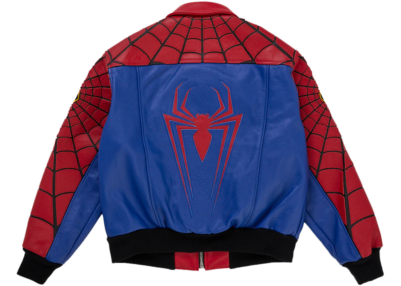 Supreme Vanson Leathers Spider-Man Jacket Multicolor - vue secondaire B