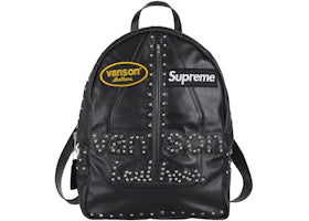 Supreme Vanson Leathers/b.b. Simon Backpack Black