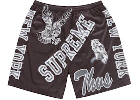 Supreme Varsity Mesh Short Black