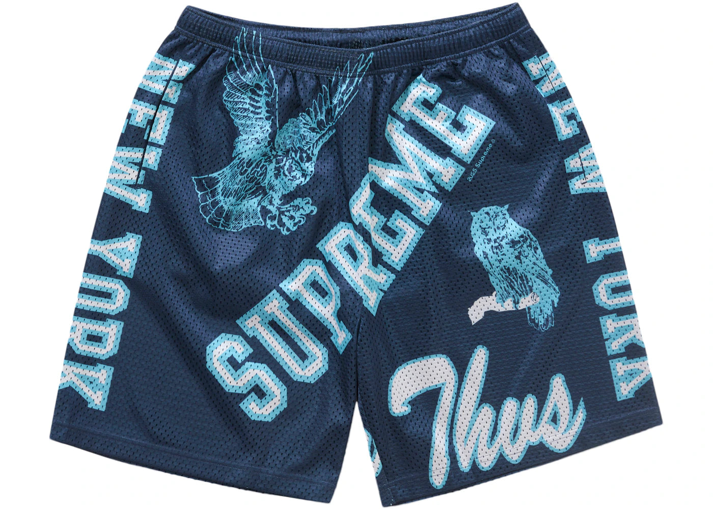 Supreme Varsity Mesh Short Navy - vue secondaire A