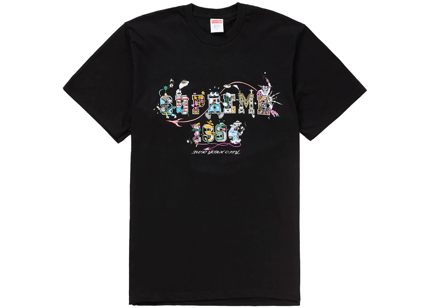Supreme Varsity Tee Black - vue 360