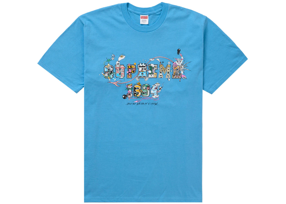 Supreme Varsity Tee Bright Blue - vue secondaire A
