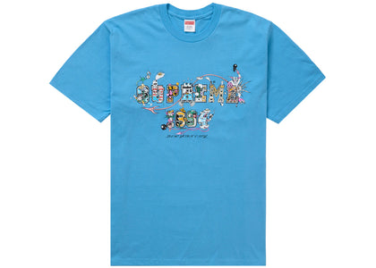 Supreme Varsity Tee Bright Blue - product view 2