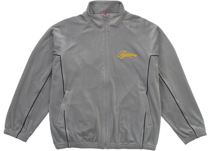 Supreme Velour Mesh Track Jacket Silver - apparel view 2