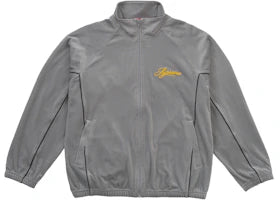 Supreme Velour Mesh Track Jacket Silver - vue 360