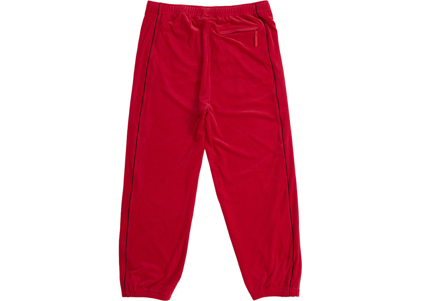 Supreme Velour Mesh Track Pant Red - vue secondaire A