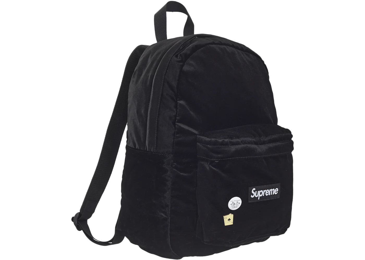 Supreme Velvet Backpack Black - vue secondaire B