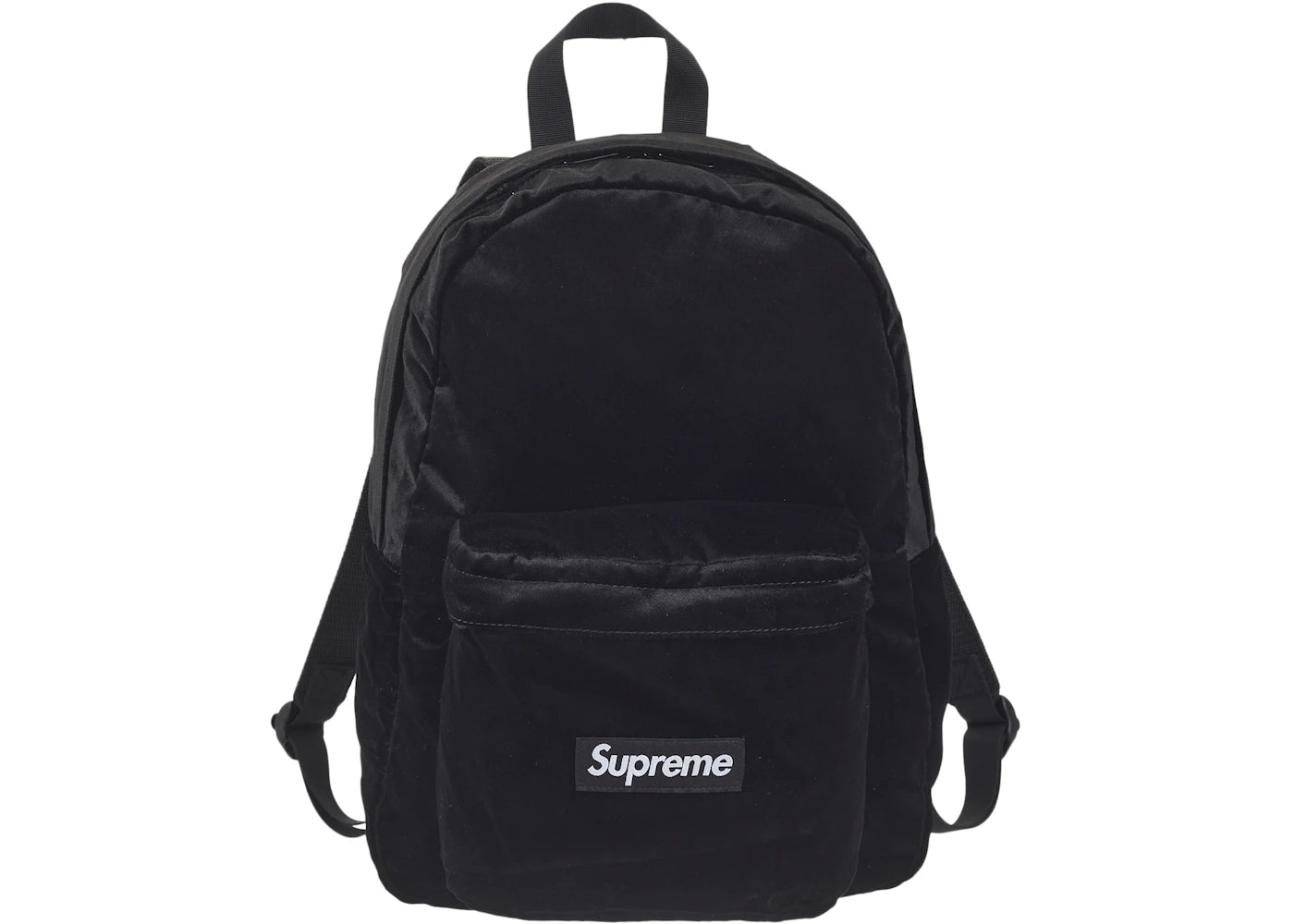 Supreme Velvet Backpack Black - vue secondaire A