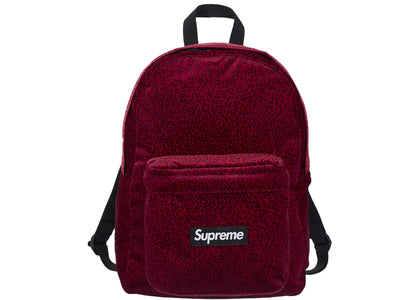 Supreme Velvet Backpack Red Leopard - product view 2