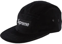 Supreme Velvet Camp Cap Black