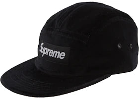 Supreme Velvet Camp Cap Black