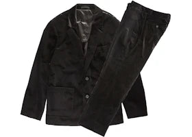 Supreme Velvet Suit Black