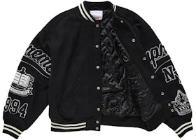 Supreme Veritas Varsity Jacket Black - vue 360