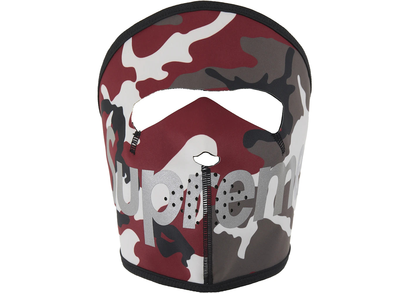 Supreme WINDSTOPPER Facemask (FW25) Red Camo - vue secondaire B