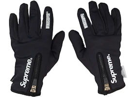 Supreme WINDSTOPPER Zip Gloves Black