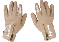 Supreme WINDSTOPPER Zip Gloves Taupe