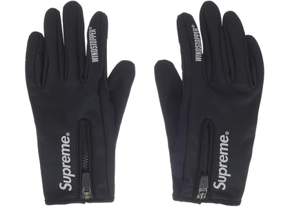 Supreme WINDSTOPPER Zip Gloves (FW25) Black - product view 2