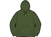 Supreme Micro Logo Hooded Sweatshirt Green