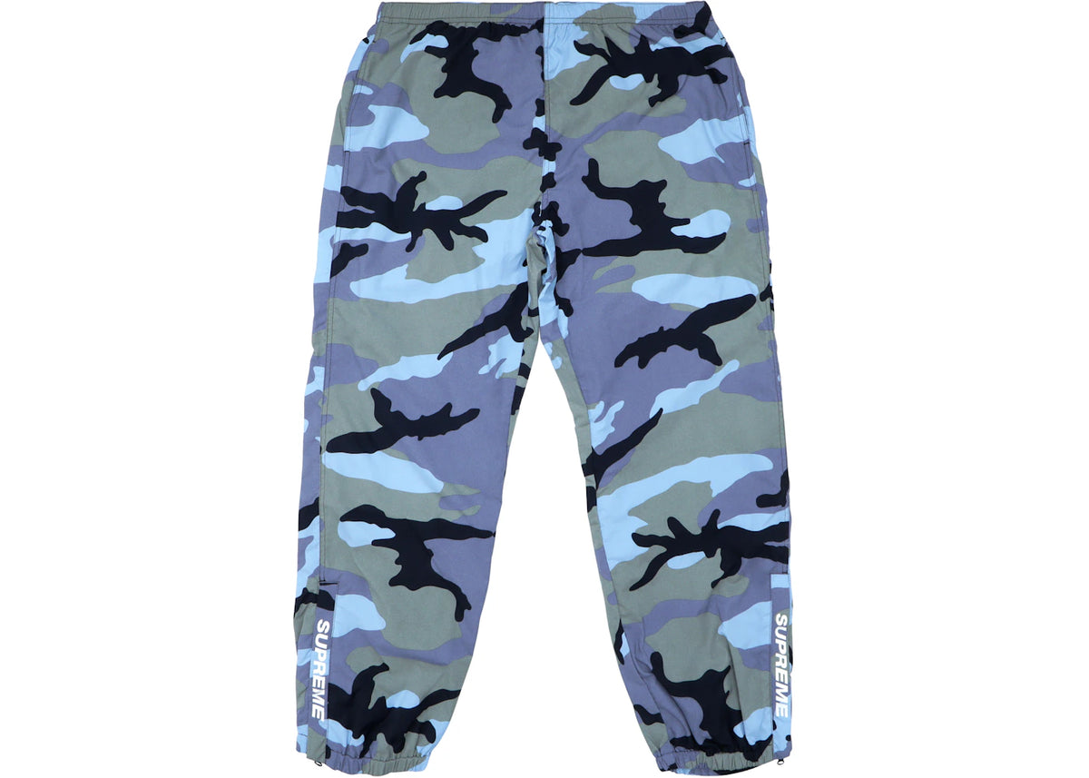 Supreme Warm Up Pant (SS18) Blue Camo - vue 360