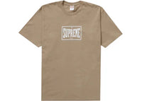 Supreme Warm Up Tee Khaki