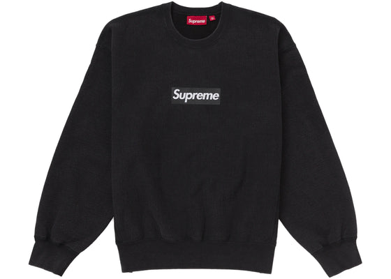 Supreme Washed Box Logo Crewneck Black sneakers - authentic Supreme shoes