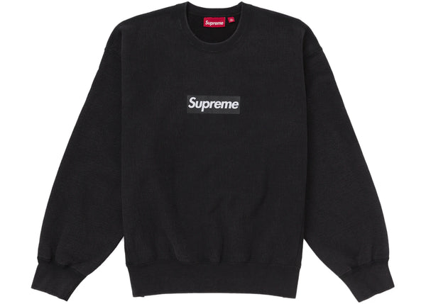 Supreme Washed Box Logo Crewneck Black sneakers - authentic Supreme shoes