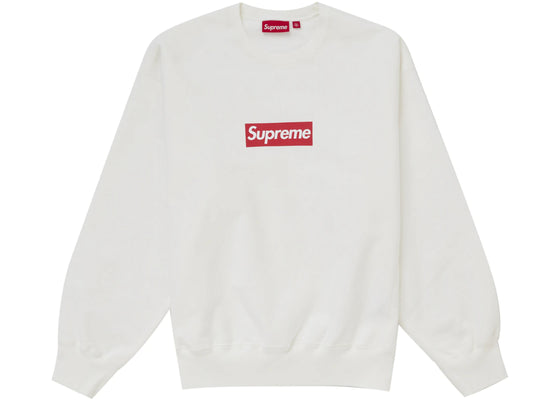 Supreme Washed Box Logo Crewneck White sneakers - authentic Supreme shoes