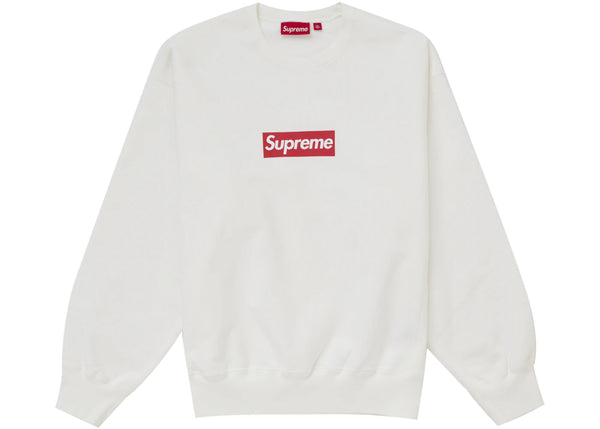Supreme Washed Box Logo Crewneck White sneakers - authentic Supreme shoes