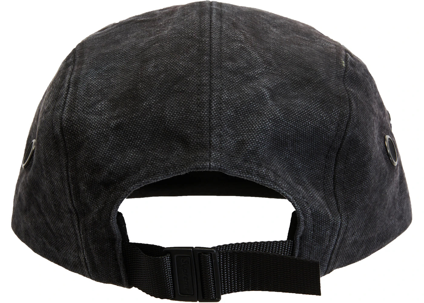 Supreme Washed Canvas Camp Cap (FW19) Black - vue secondaire B