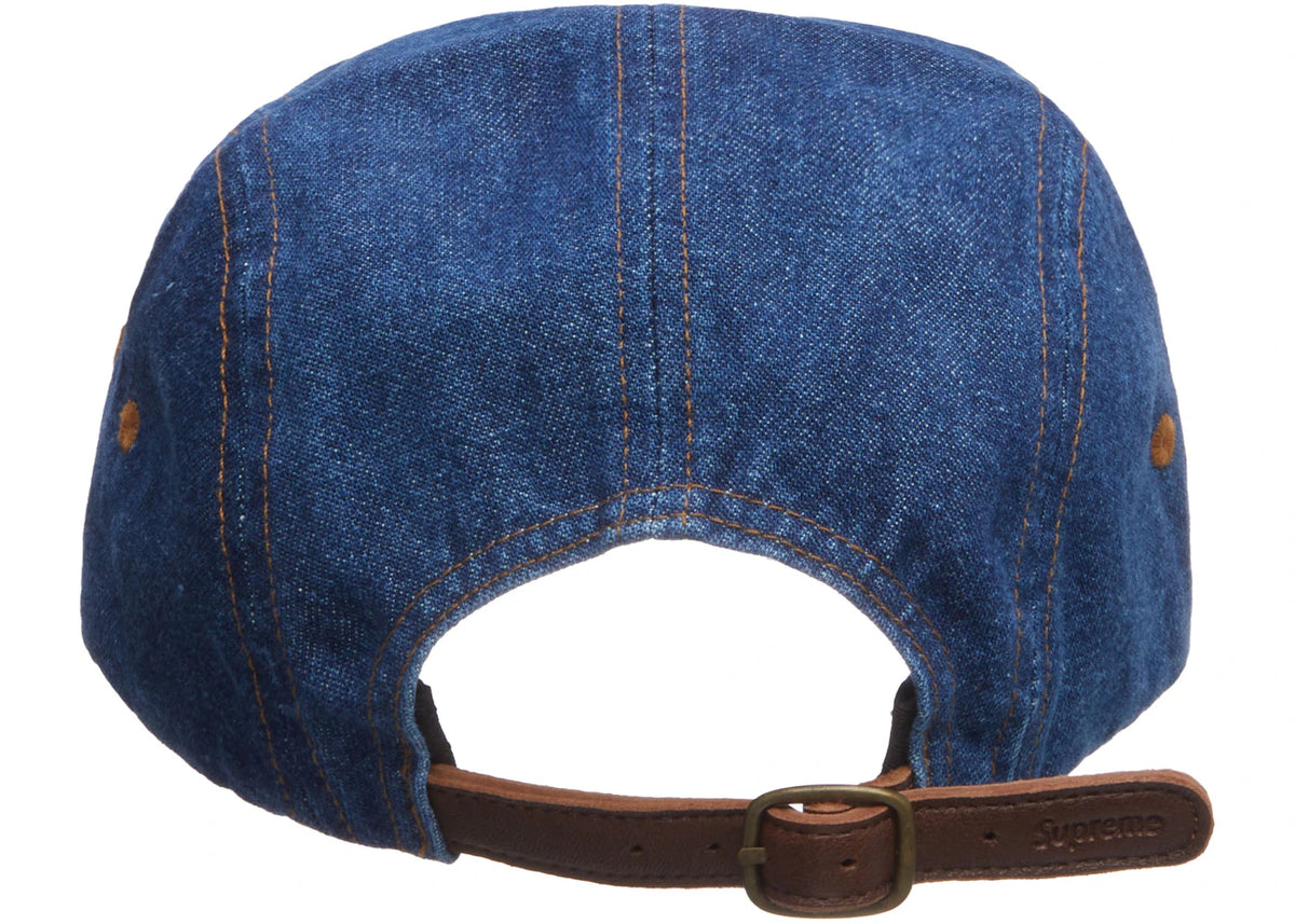 Supreme Washed Chino Twill Camp Cap (FW22) Denim - vue secondaire B