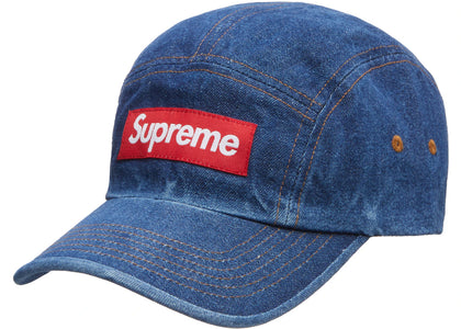 Supreme Washed Chino Twill Camp Cap (FW22) Denim - product view 2