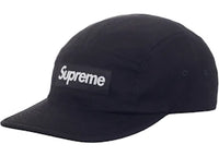 Supreme Washed Chino Twill Camp Cap (FW23) Black