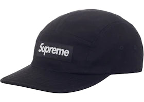 Supreme Washed Chino Twill Camp Cap (FW23) Black