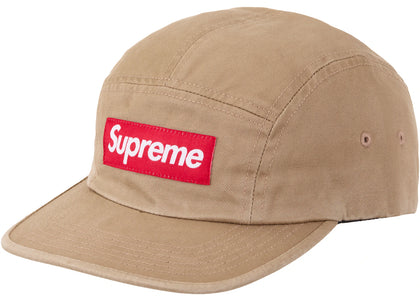Supreme Washed Chino Twill Camp Cap (FW24) Tan - product view 2