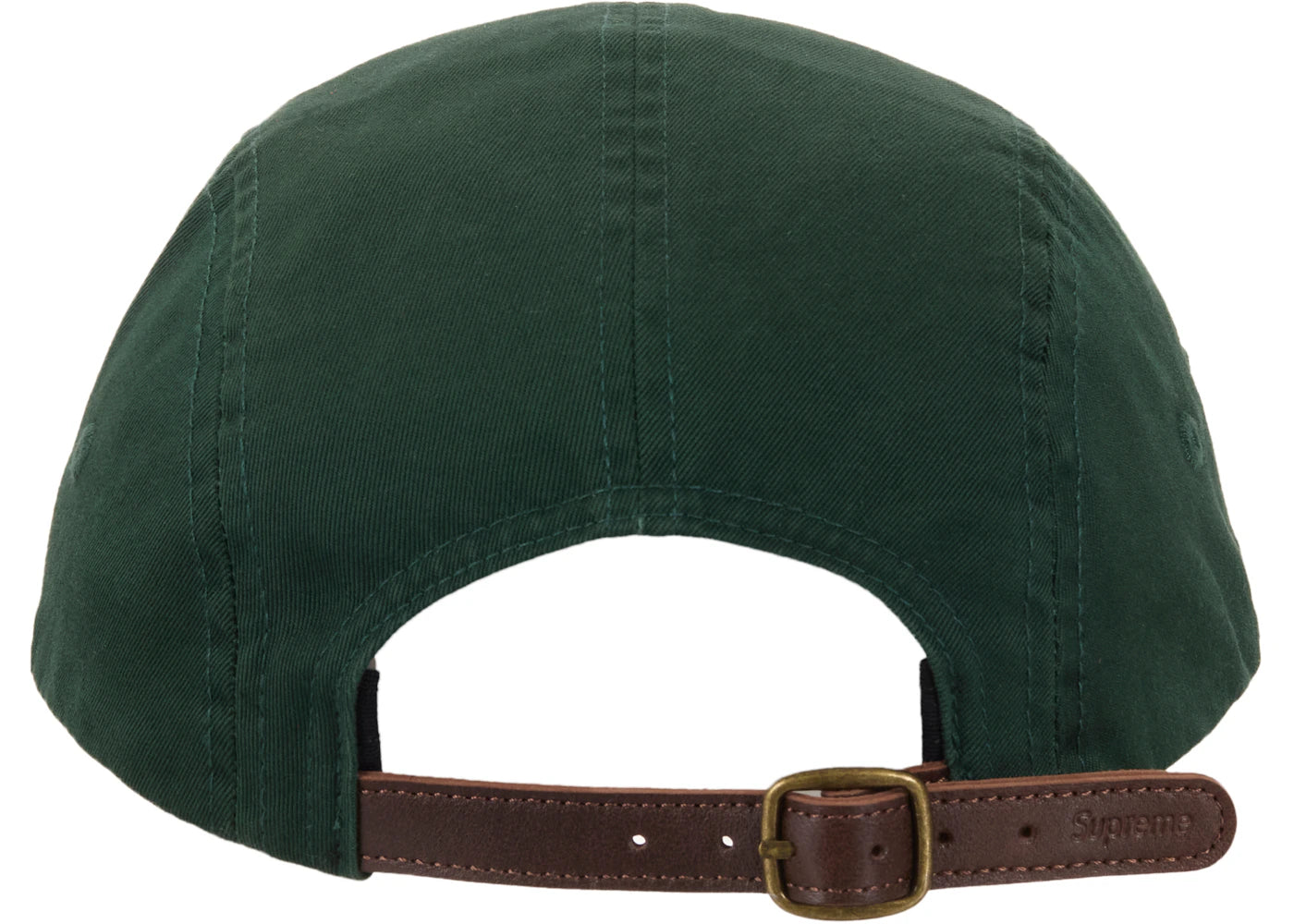 Supreme Washed Chino Twill Camp Cap (FW25) Green - vue secondaire A