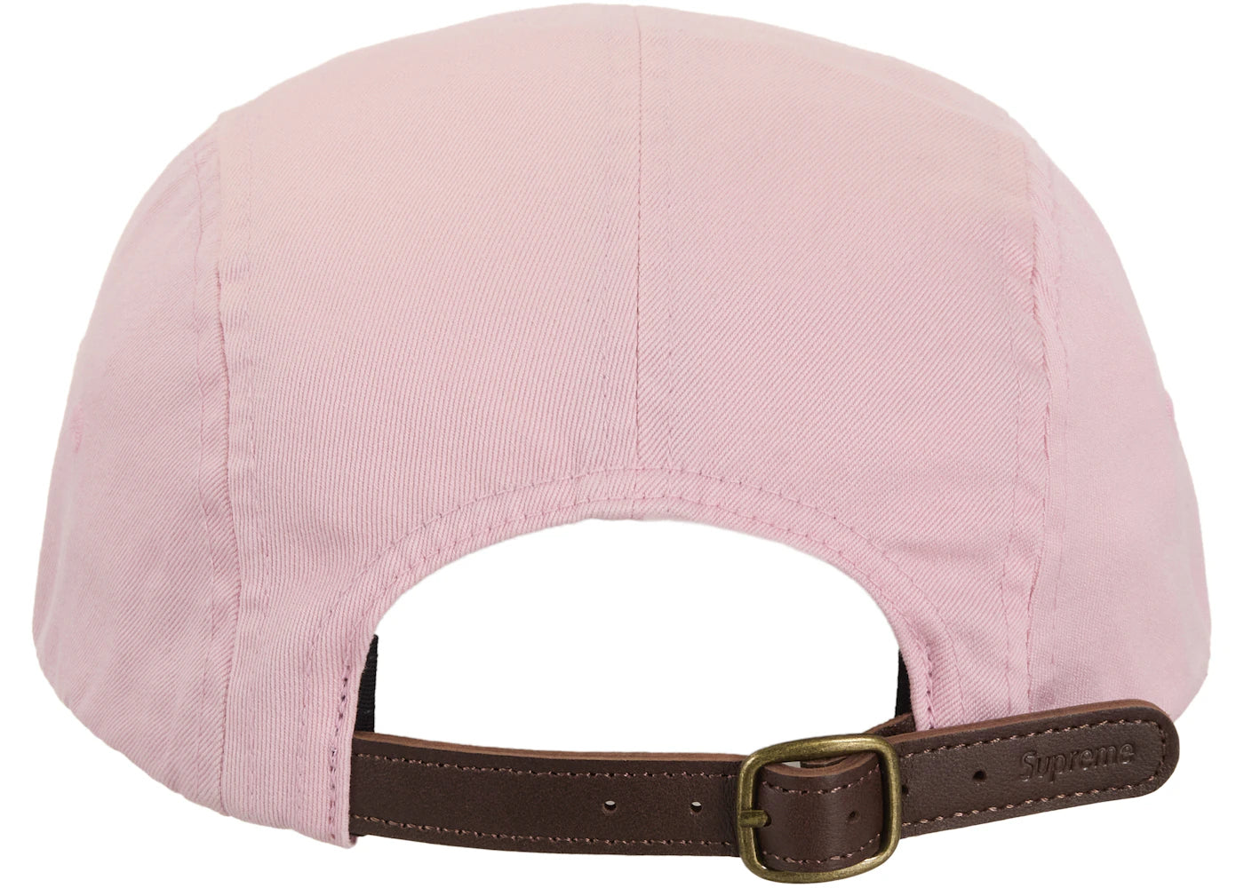 Supreme Washed Chino Twill Camp Cap (FW25) Pink - vue secondaire A