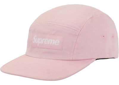 Supreme Washed Chino Twill Camp Cap (FW25) Pink